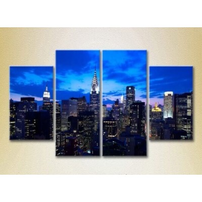 Картина Rainbow Polyptych New York Skyscrapers 02 (2718170)