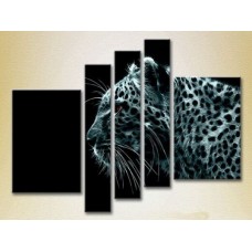 Картина Rainbow Polyptych Fire Leopard 03 (2224639)