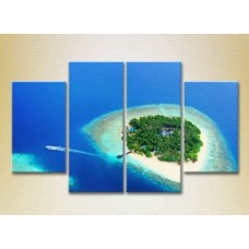 Картина Rainbow Polyptych Maldives Island 01 (2223408)