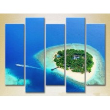 Картина Rainbow Polyptych Island Maldives 05 (2224786)