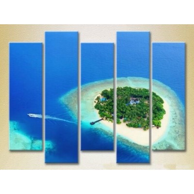 Картина Rainbow Polyptych Island Maldives 05 (2224786)