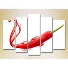 Pictură Rainbow Polyptych Chili Pepper 01 (2224599)