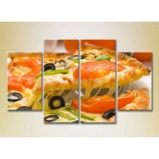 Pictură Rainbow Polyptych Vegetable Pizza 02 (2220273)