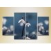 Pictură Rainbow Polyptych Snowdrops (2932331)