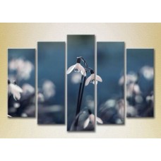 Pictură Rainbow Polyptych Snowdrops 04 (2932854)