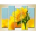 Pictură Rainbow Polyptych Sunflower 02 (2932855)