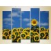 Картина Rainbow Polyptych Field of Sunflowers 03 (2932858)