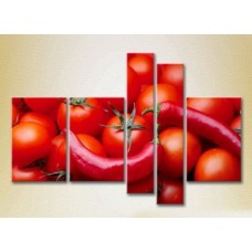 Картина Rainbow Polyptych Tomatoes and Chili 06 (2224602)