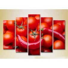 Картина Rainbow Polyptych Tomatoes and Chili 07 (2224603)