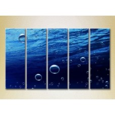 Картина Rainbow Polyptych Bubbles in the Sea 02 (2224779)