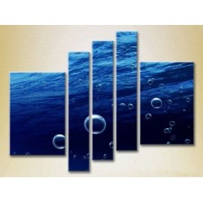 Картина Rainbow Polyptych Bubbles in the Sea 04 (2224781)