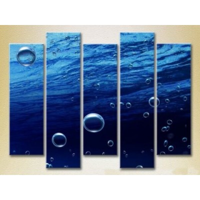 Картина Rainbow Polyptych Bubbles in the Sea 05 (2224782)