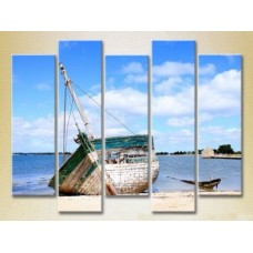 Картина Rainbow Polyptych Broken longboat 04 (2224798)