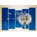 Картина Rainbow Polyptych Flying Dandelion 04 (2932865)