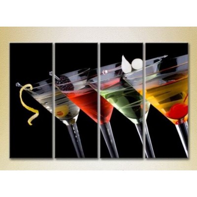 Картина Rainbow Polyptych Multicolored Cocktails 02 (2220283)