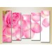 Картина Rainbow Polyptych Pink Rose and Petals 03 (2932903)