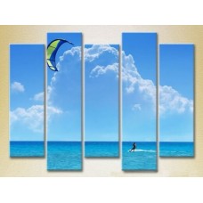 Картина Rainbow Polyptych Surfer 02 (2224794)