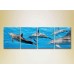 Pictură Rainbow Polyptych Flock of Dolphins 01 (2222245)