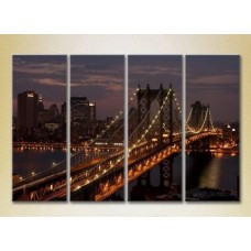 Pictură Rainbow Polyptych USA New York 03 (2718183)