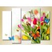 Картина Gallerix Polyptych Tulips and Butterflies 03 (2932883)