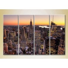 Pictură Gallerix Polyptych Morning New York 02 (2718193)