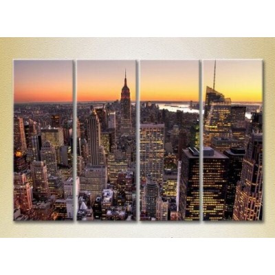 Картина Gallerix Polyptych Morning New York 02 (2718193)