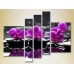 Картина Gallerix Polyptych Purple orchids on stones 01 (2932886)