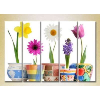 Картина Gallerix Polyptych Potted Flowers 02 (2932899)