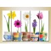 Картина Gallerix Polyptych Potted Flowers 02 (2932899)