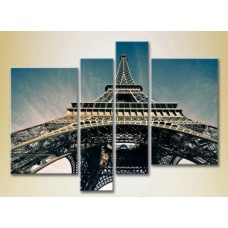 Pictură Gallerix Polyptych Eiffel Tower bottom view (2718201)