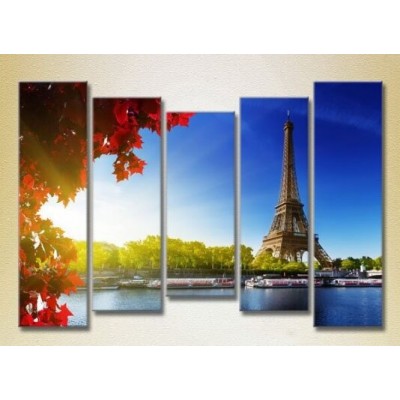 Картина Gallerix Polyptych Eiffel Tower 005 (2224548)