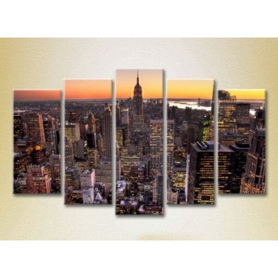 Картина Gallerix Polyptych Empire State Building 01 (2224551)