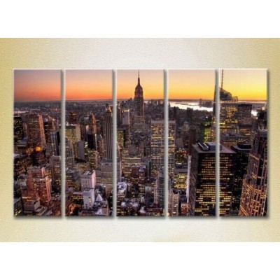 Картина Gallerix Polyptych Empire State Building 03 (2224555)