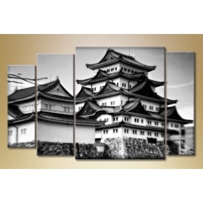 Pictură Gallerix Polyptych Japanese Castle (1523186)