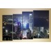 Pictură Gallerix Polyptych 4 Night Hong Kong (1430794)