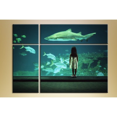 Pictură Gallerix Polyptych aquarium (1409662)