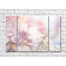 Картина Gallerix Transparent lilac background with flowers (500538)