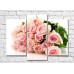 Pictură Gallerix Lush bouquet of peach roses (500550)