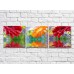 Картина Gallerix Multi-colored gerbera flowers above the water (500565)