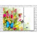 Картина Gallerix Multicolor bouquet of tulips and butterflies (500566)