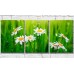 Картина Gallerix Chamomile on a background of blades of grass with dew (500628)