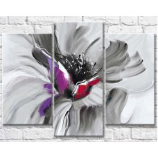 Картина Gallerix Gray Abstract Flower (500653)