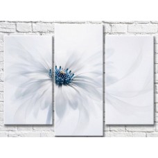 Pictură Gallerix Gray flower on a white background (3572541)