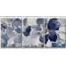 Pictură Gallerix Blue flowers on a gray background (3572590)