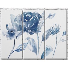 Pictură Gallerix Blue flowers on a light background (3572593)