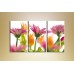 Картина Gallerix Triptych Gerbera Pink (1612536)