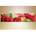 Pictură Gallerix Triptych red gerberas (1409853)