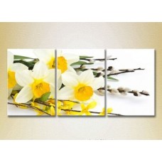 Pictură Gallerix Triptych Daffodils and Willow 02 (2699492)