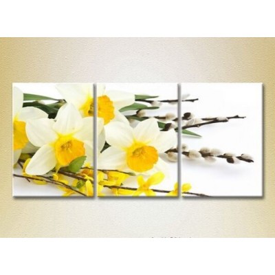 Картина Gallerix Triptych Daffodils and Willow 02 (2699492)