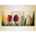 Pictură Gallerix Triptych Multicolored tulips (2699561)